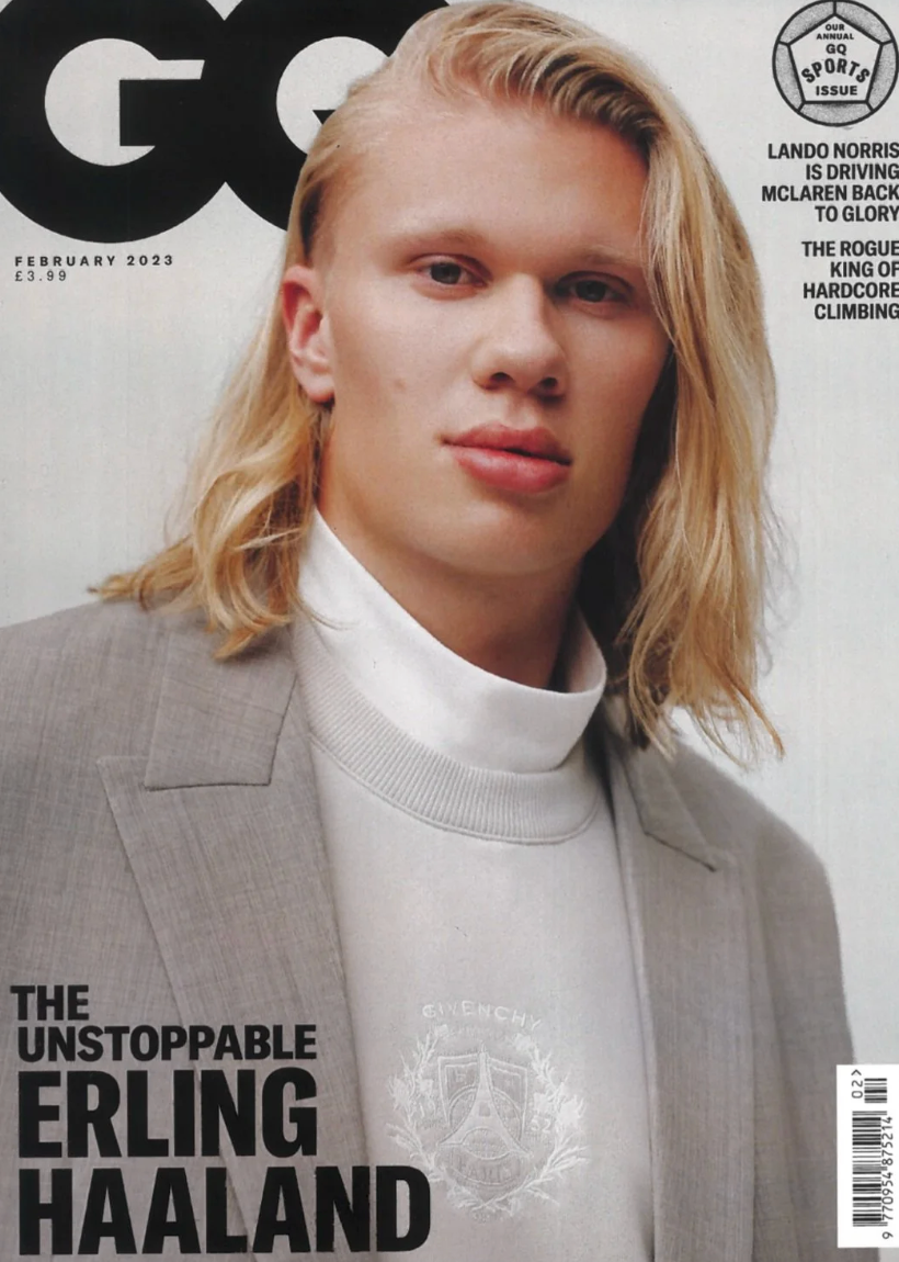 Credence Shines in the February 2023 Issue of British GQ