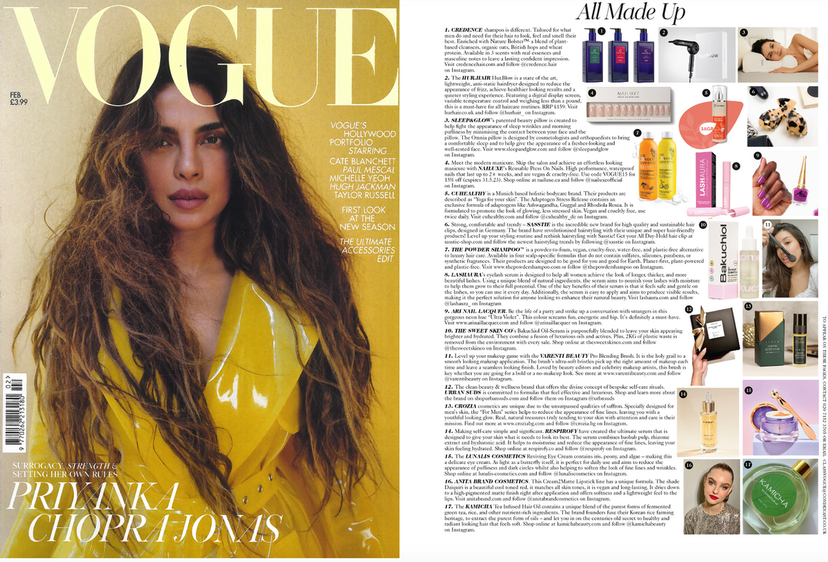 Credence features in British Vogue