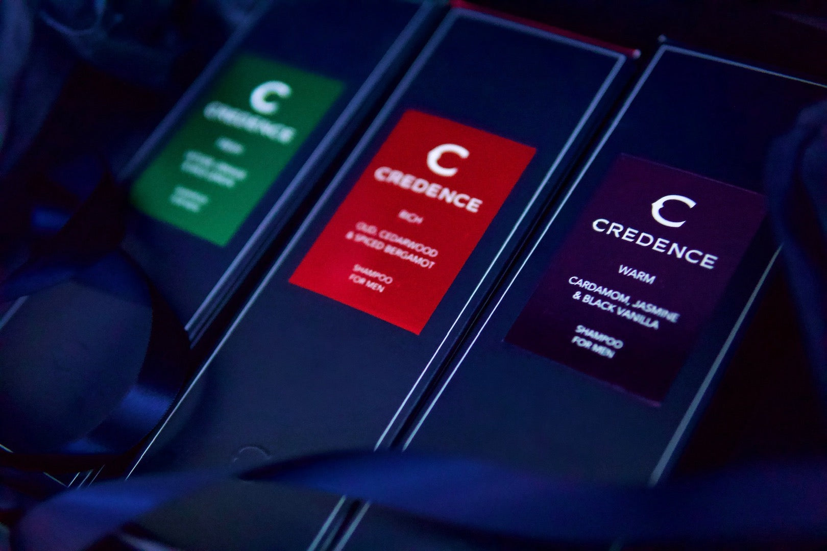 Credence Men's Shampoo Gift Set – Rich, Fresh & Warm, 3 x 300ml