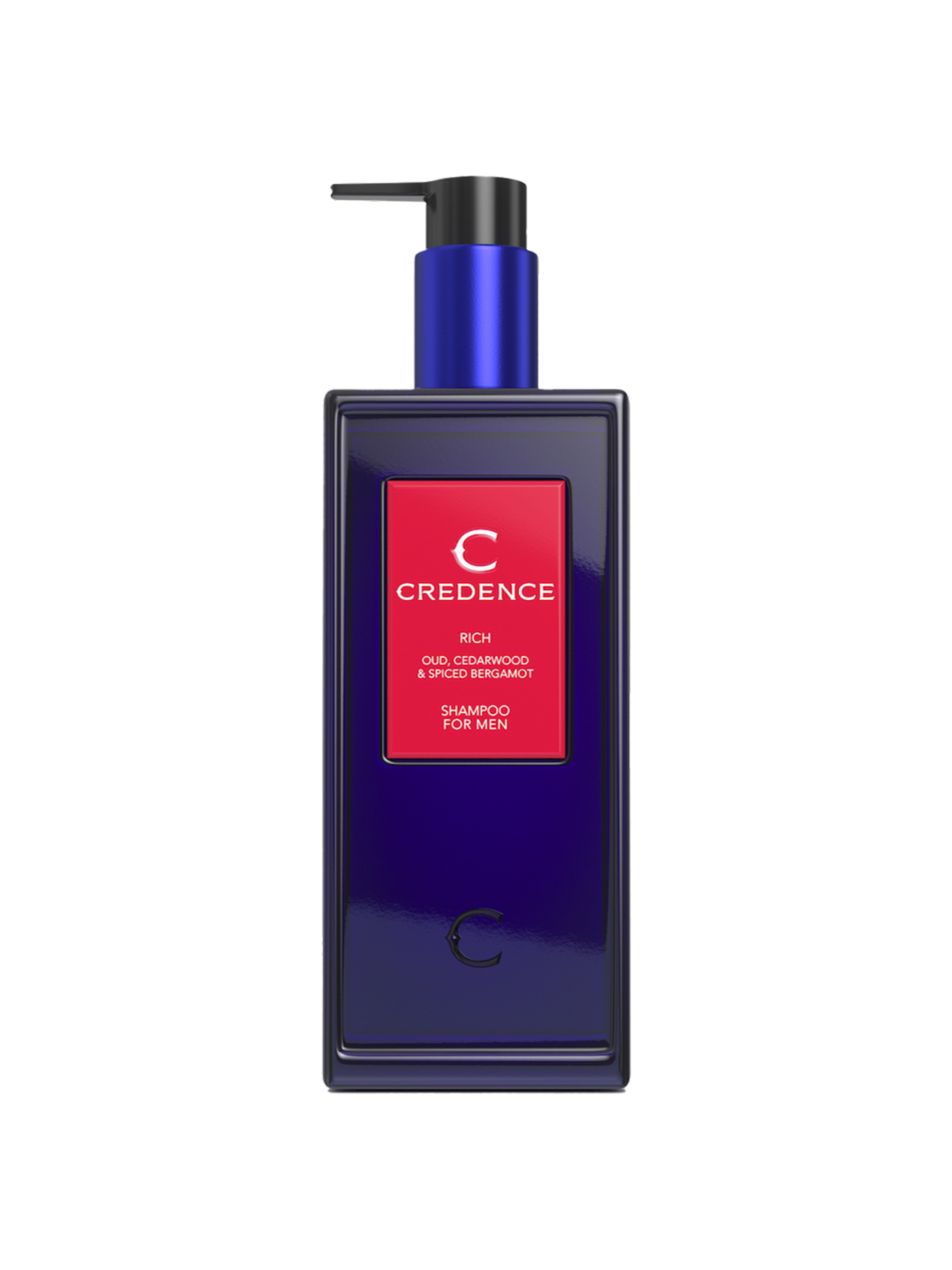 Credence RICH - Men's Shampoo Oud, Cedarwood & Spiced Bergamot